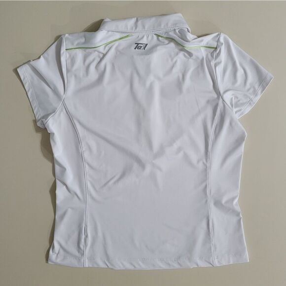 Tail Women's White Short Sleeve Golf Shirt - Picture 11 of 11